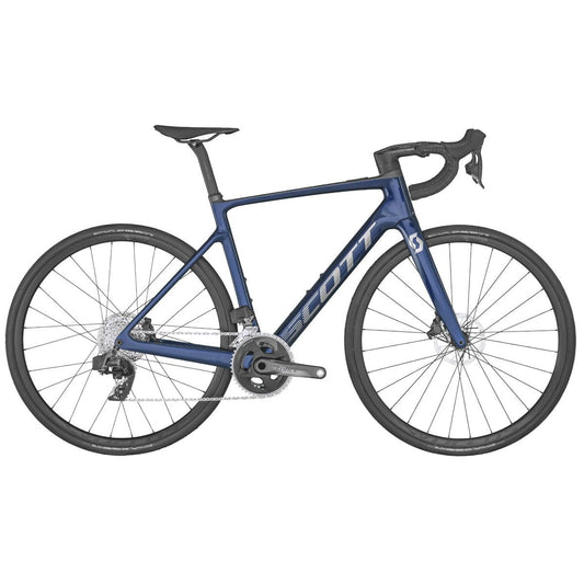Scott Addict Eride 20 - Carbon Road E -bike - 2022 - Chrome bleu stellaire/brillant