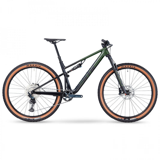 Vélo de montagne en carbone BMC 29" - FOURSTROKE LT TWO - 2023 - vert forêt foncé/noir