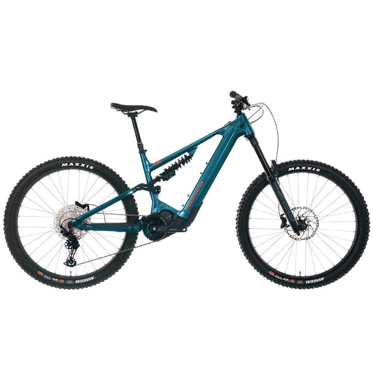 Gamme Norco VLT A2 - 29" VTT électrique - 900 Wh - 2023 - bleu sarcelle/orange